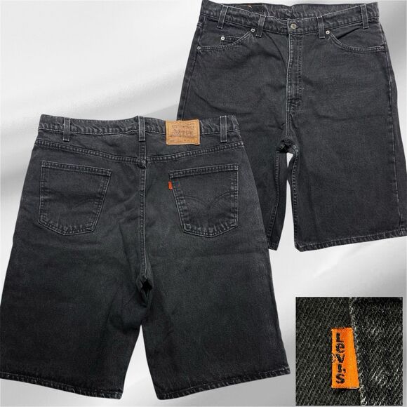 Vintage Levi's 550 Relaxed Fit Orange Tab Shorts Men's Size 40 USA Made '96 - Picture 1 of 10